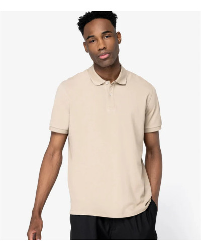 Native Spirit Men's Eco-Friendly Piqué Knit Polo Shirt