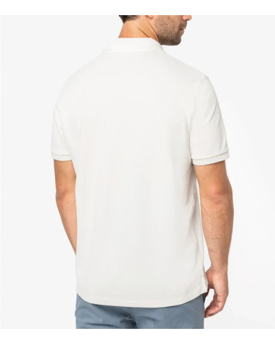 Men's Eco-Friendly Piqué Knit Polo Shirt