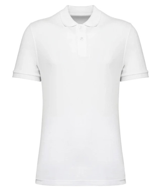 Men's Eco-Friendly Piqué Knit Polo Shirt