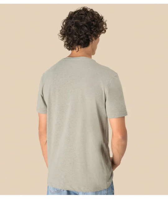Eco-Friendly Unisex Organic Cotton and Linen T-shirt