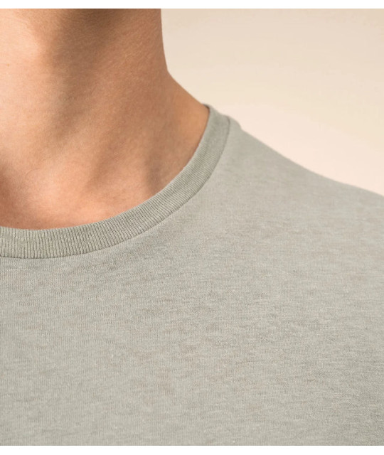 SPASS0 Eco-Friendly Unisex Organic Cotton and Linen T-shirt