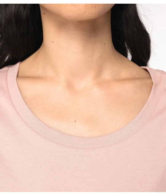 Native Spirit Eco-Friendly Ladie's Rolled-Up Sleeves T-shirt