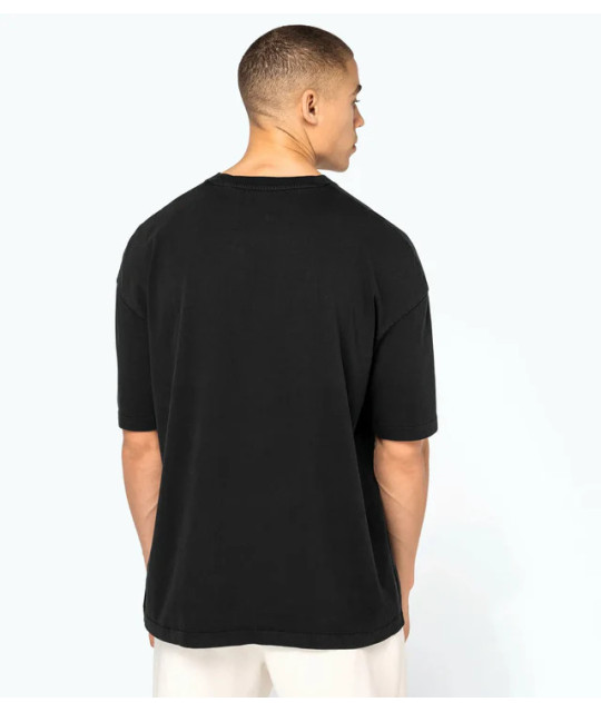 Eco-Friendly Men's Washed Effect Oversized T-shirt