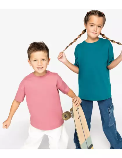 Eco-Friendly Kids' Dropped Shoulders T-shirt