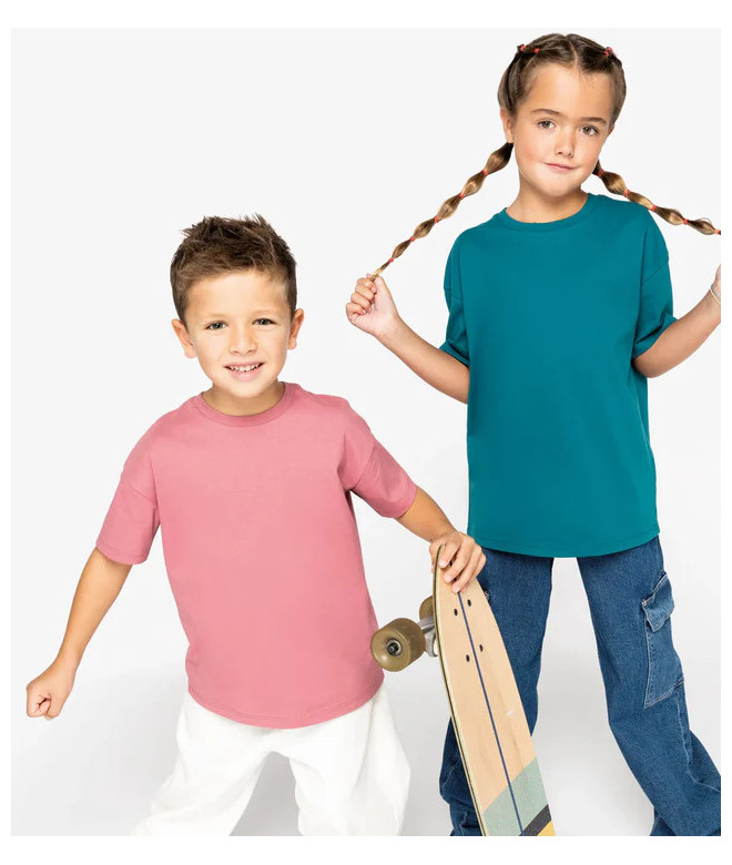 Eco-Friendly Kids' Dropped Shoulders T-shirt