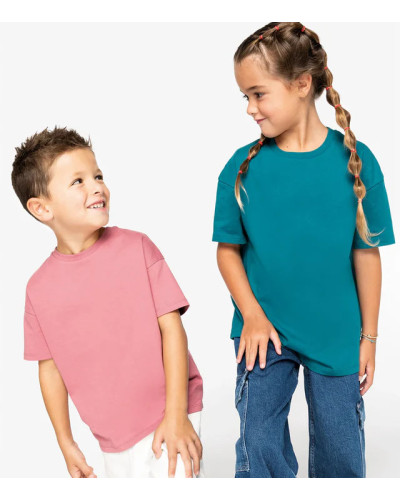 Eco-Friendly Kids' Dropped Shoulders T-shirt