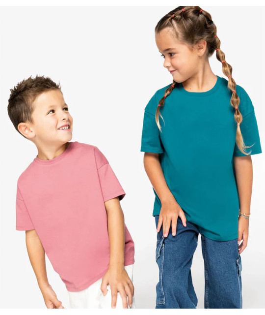 Native Spirit Eco-Friendly Kids' Dropped Shoulders T-shirt