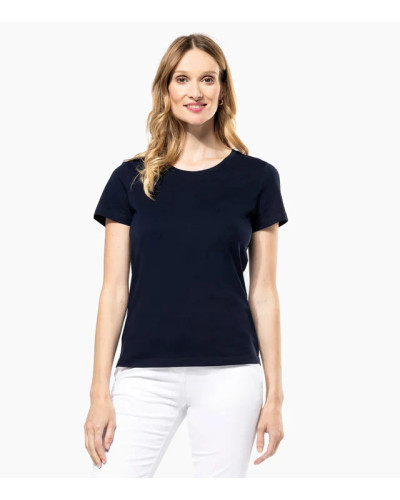 Ladies' Crew Neck Short-Sleeved Supima® T-shirt