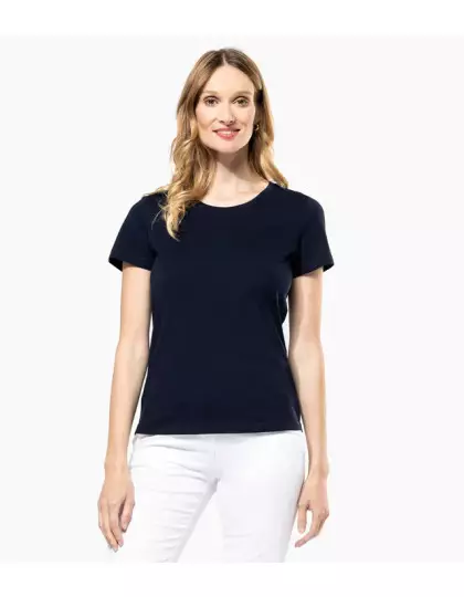 Ladies' Crew Neck Short-Sleeved Supima® T-shirt