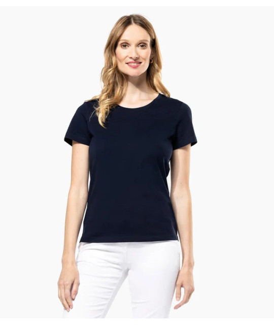 Ladies' Crew Neck Short-Sleeved Supima® T-shirt