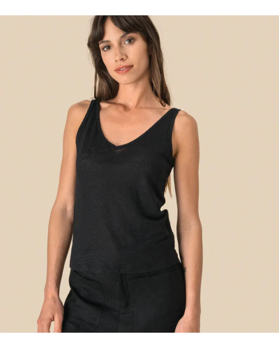 SPASS0 Ladies' Linen Tank Top