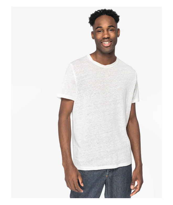 SPASSO Men's Linen T-shirt