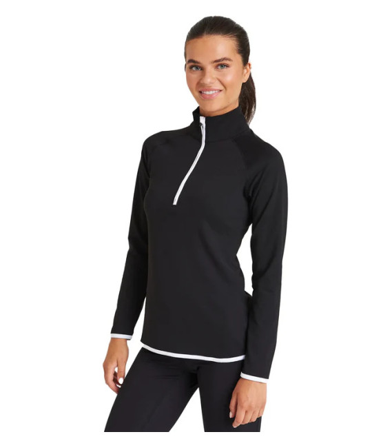 Just Cool Women's Cool 1/2 Zip Sweat