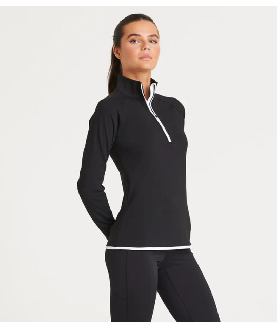 Just Cool Women's Cool 1/2 Zip Sweat