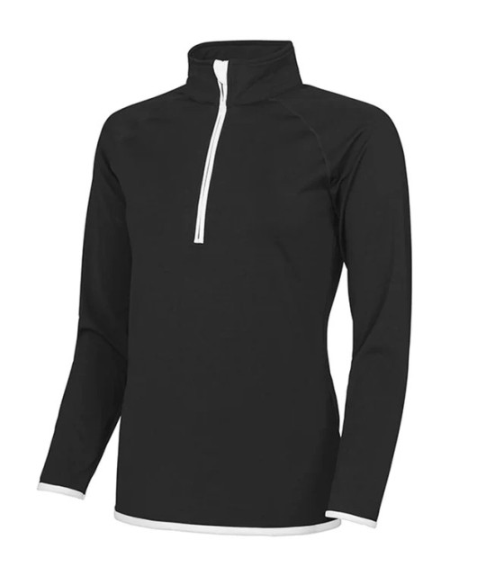 Just Cool Women's Cool 1/2 Zip Sweat