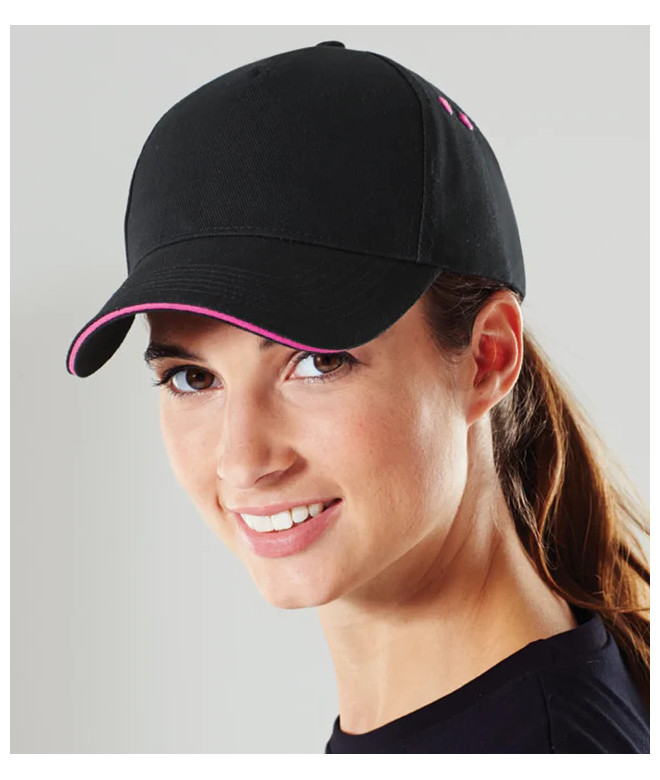 Beechfield Ultimate 5 Panel Cap - Sandwich Peak