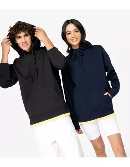 Unisex eco-friendly French Terry dropped shoulders