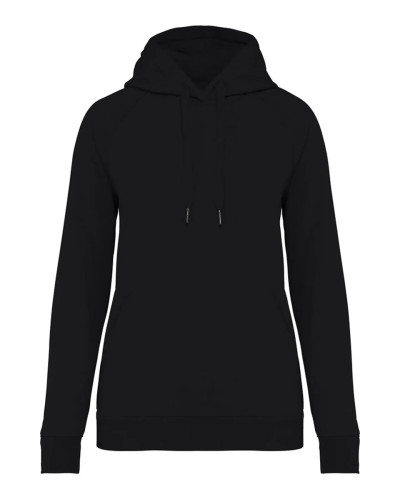 Ladies hooded sweatshirt raglan sleeves 350 gsm