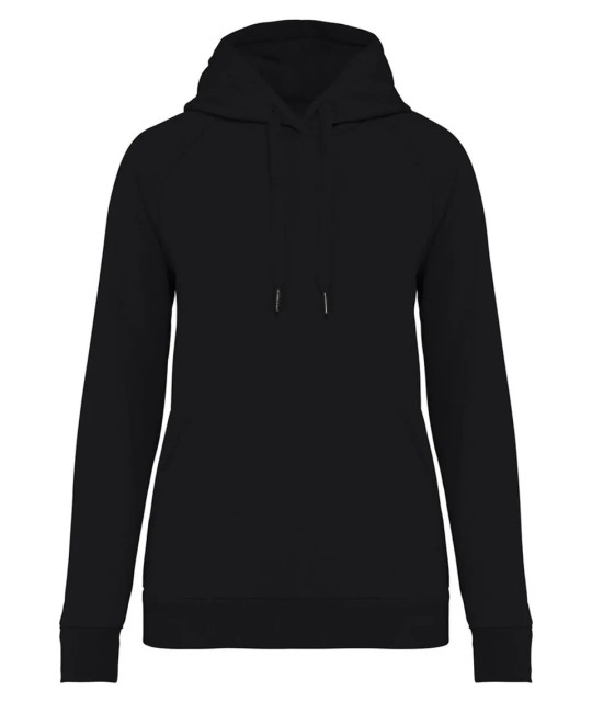Ladies hooded sweatshirt raglan sleeves 350 gsm