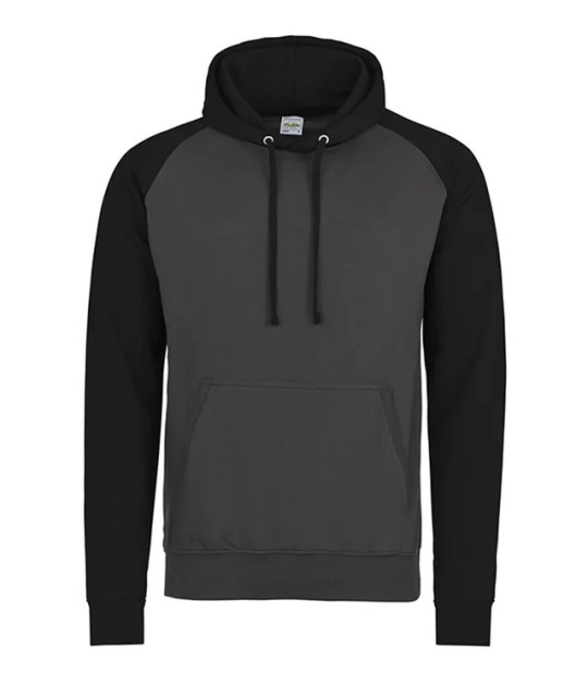 Just Hoods Baseball Hoodie
