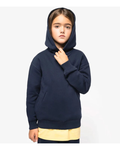 Native Spirit Eco-Friendly Kids' Oversize Hooded Sweatshirt