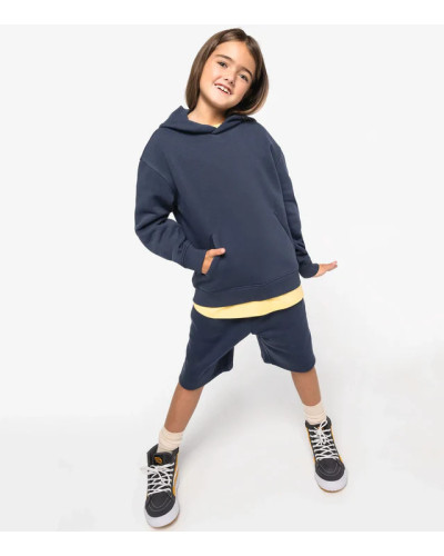 Native Spirit Eco-Friendly Kids' Oversize Hooded Sweatshirt