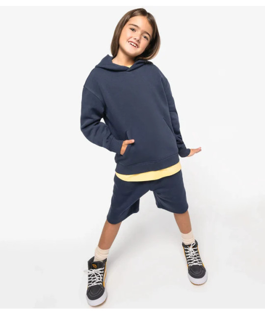 Eco-Friendly Kids' Oversize Hooded Sweatshirt
