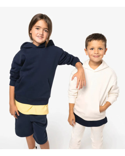 Eco-Friendly Kids' Oversize Hooded Sweatshirt