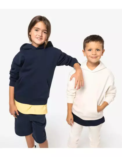Eco-Friendly Kids' Oversize Hooded Sweatshirt