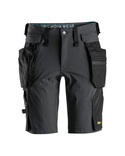 Shorts with removable holster pockets