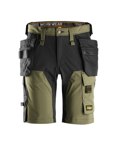 4-way stretch shorts with holster pockets