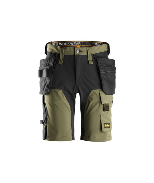 Snickers Workwear 4-vägsstretchshorts med hölsterfickor