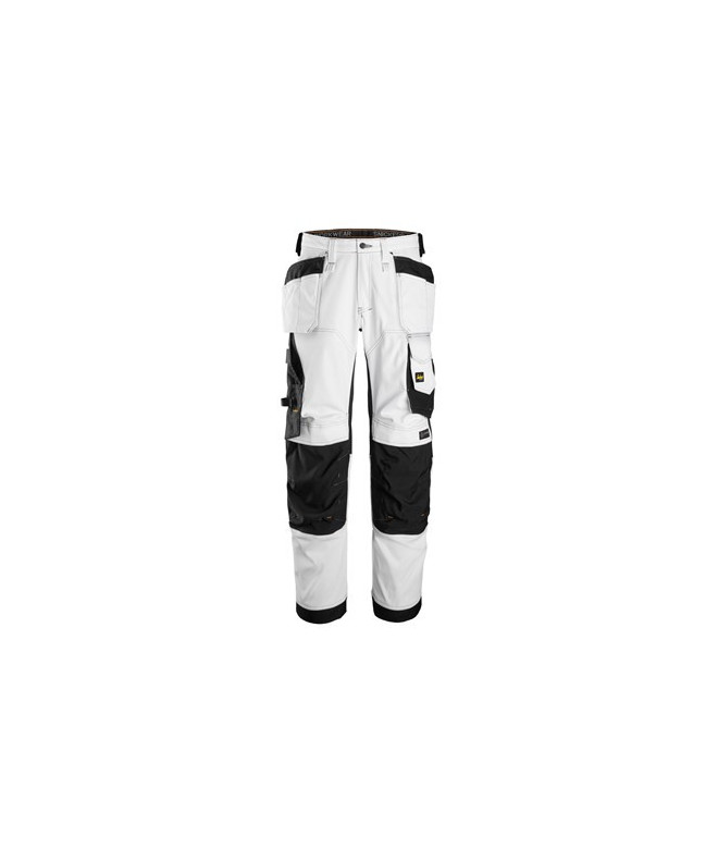 Stretch work trousers with holster pockets