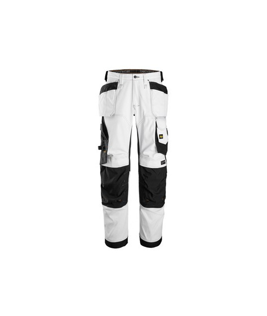 Stretch work trousers with holster pockets
