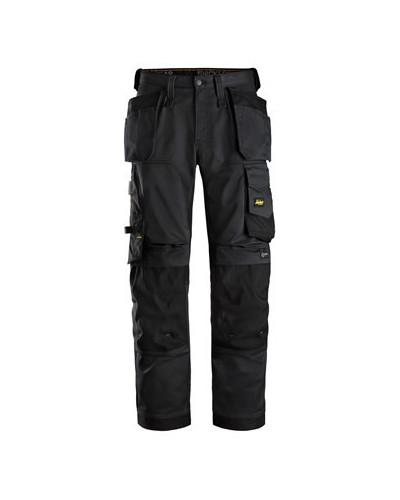 Stretch work trousers with holster pockets
