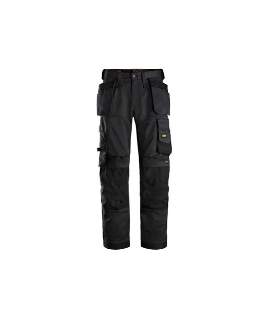 Stretch work trousers with holster pockets
