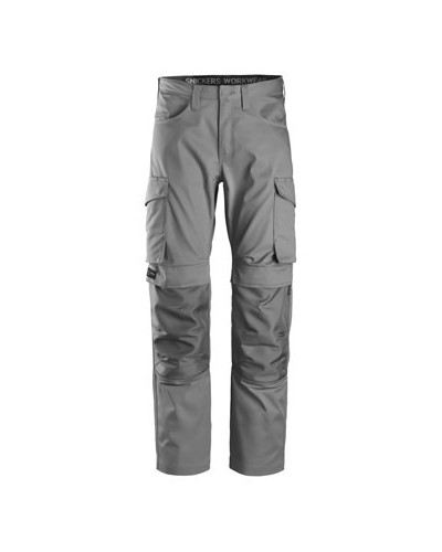 Service trousers with knee pad pockets