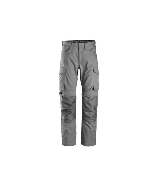Service trousers with knee pad pockets