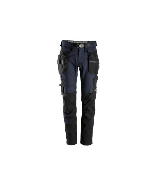 Snickers Workwear FlexiWork Arbetsbyxa+ avtagbar hölsterficka