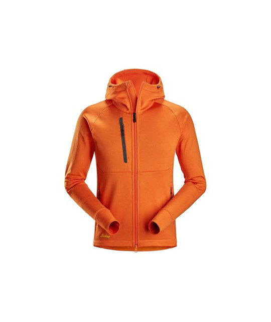 Polartec® Power Stretch® full-zip hoodie