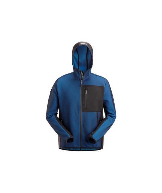 Hoodie with full-length zipper
