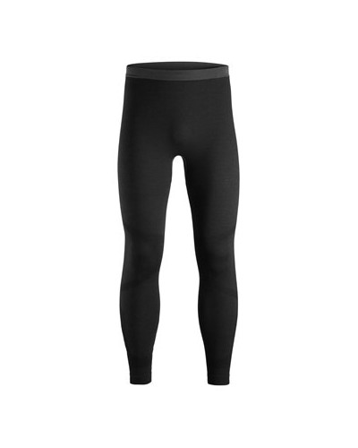 Seamless heat-regulating wool base layer pants