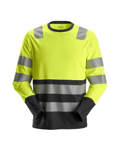 Long-sleeved high-visibility shirt class 2