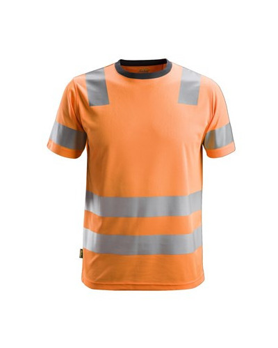 Short-sleeved high-visibility shirt, class 2