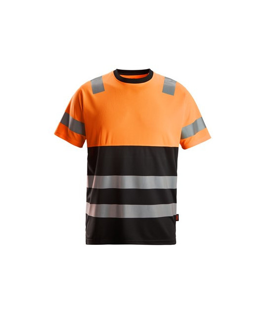 Snickers Workwear T-shirt, varsel klass 1