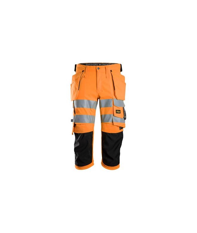 Snickers Workwear Piratbyxor med hölsterfickor, varsel klass 1/2