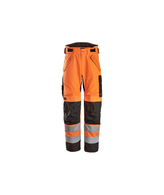 Snickers Workwear AllroundWork, vattentäta byxor 37,5®, varsel klass 2