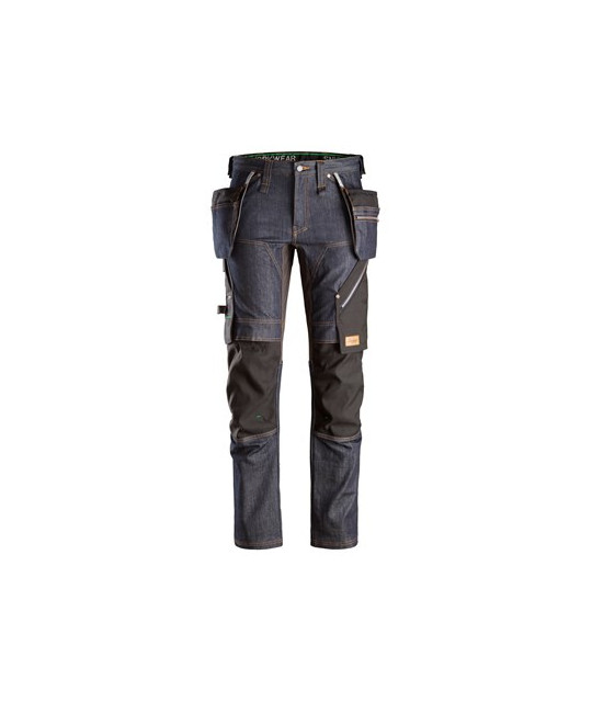 Snickers Workwear Denim Arbetsbyxor+ med hölsterfickor