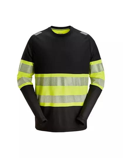 Snickers Workwear Långärmad T-shirt, varsel klass 1