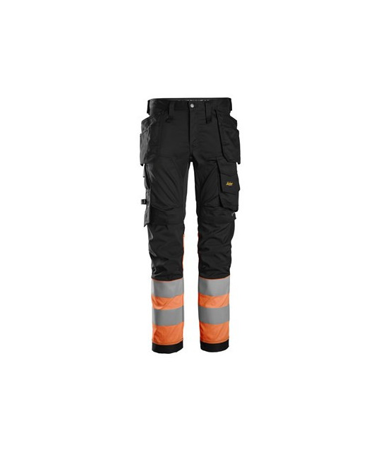 Snickers Workwear Varselbyxa med stretch och hölsterfickor, varsel ...